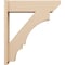 Ekena Millwork 7 1/2-in W x 28-in D x 32-in H Balboa Slat Rough Cedar Woodgrain TimberThane Outlooker, Primed Tan OUTUR075X28X32BOA24RCPR - alternate 6